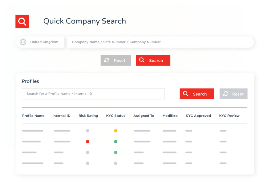 Quick Company Search